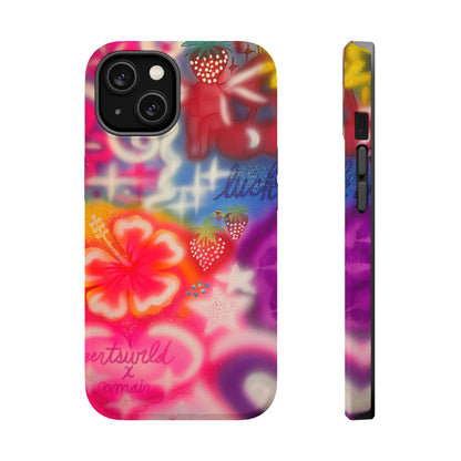 MagSafe „luck & luv“ Airbrush iPhone-Hülle