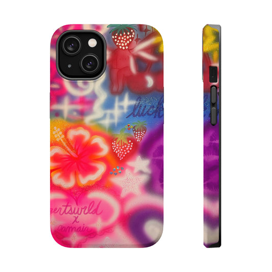 MagSafe „luck & luv“ Airbrush iPhone-Hülle