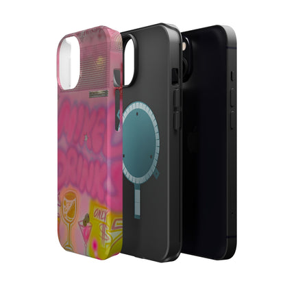 MagSafe "mixed drinks" airbrush iPhone case