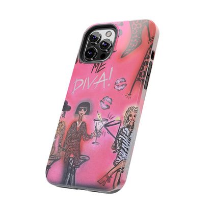 "party diva" airbrush iPhone case
