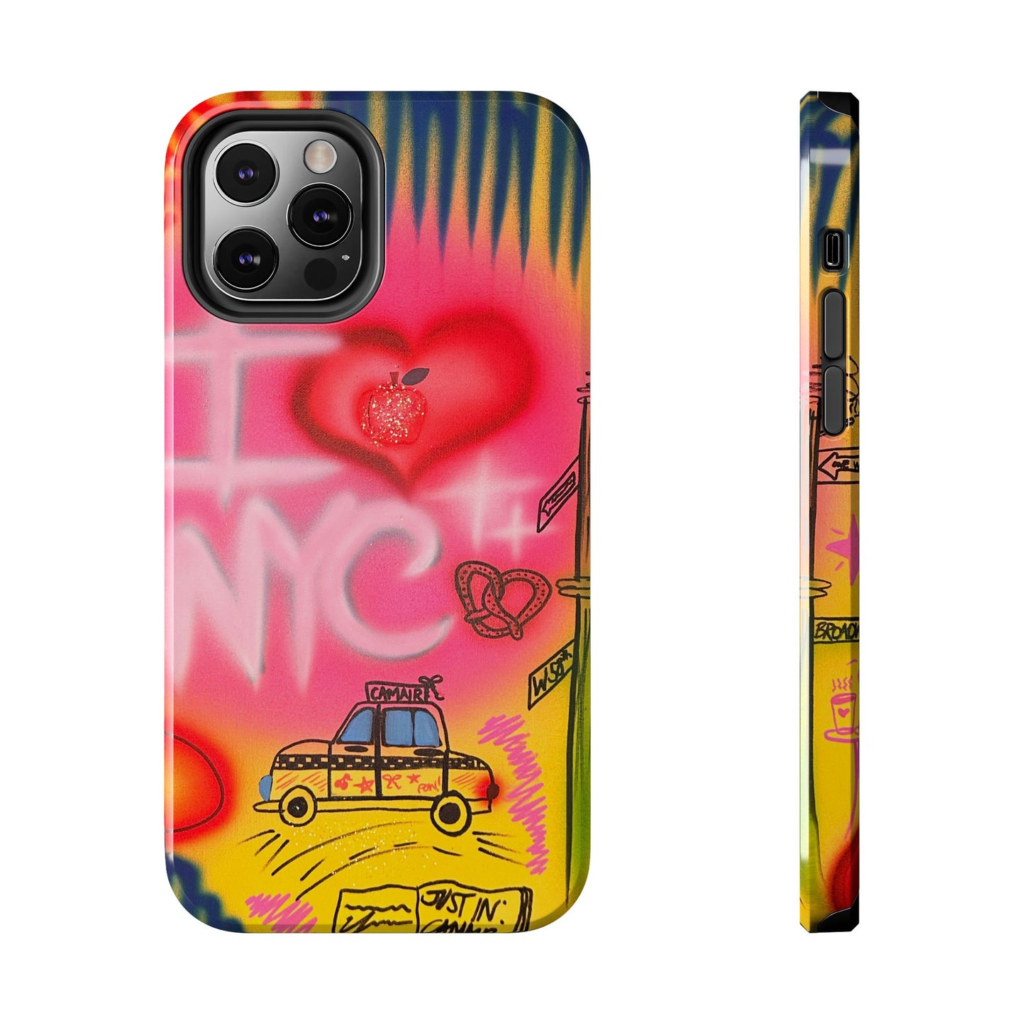 "in the city" airbrush iPhone case