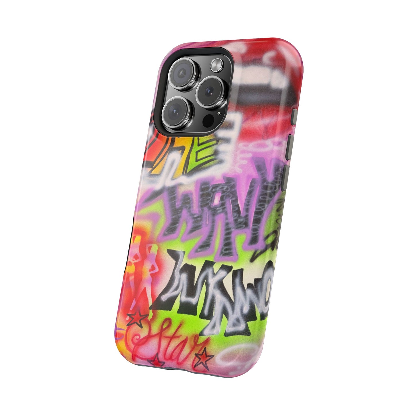MagSafe "wynwood gold" airbrush iPhone case