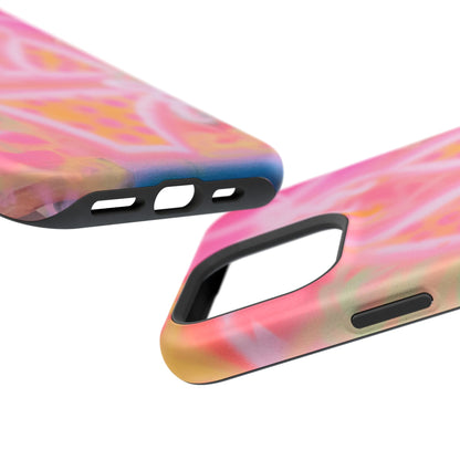 MagSafe "yellow polka dot bikini" airbrush iPhone case