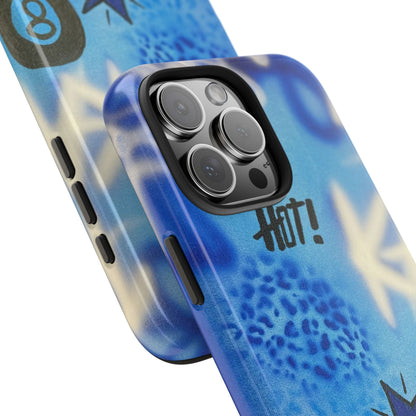 "brilliant blues" airbrush iPhone case