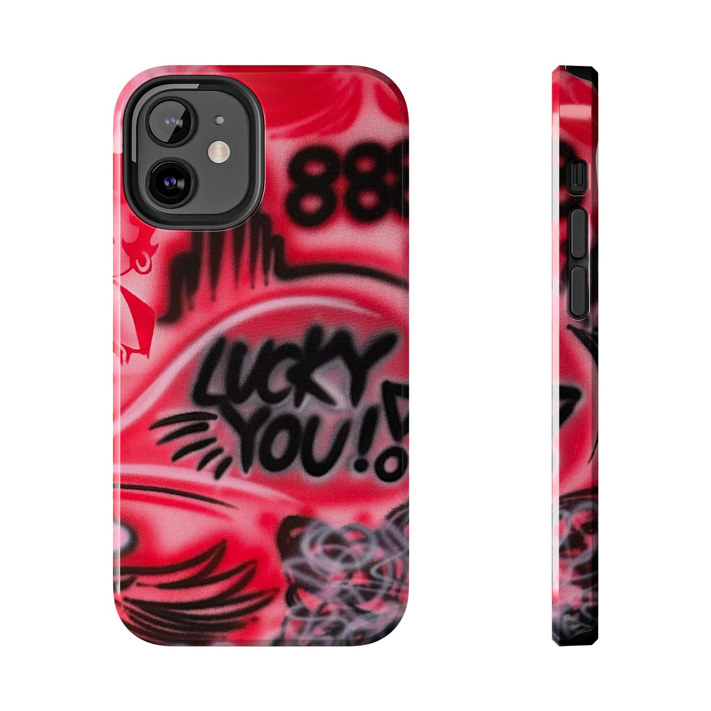 "LUCKY YOU! PT. 2" airbrush iPhone case