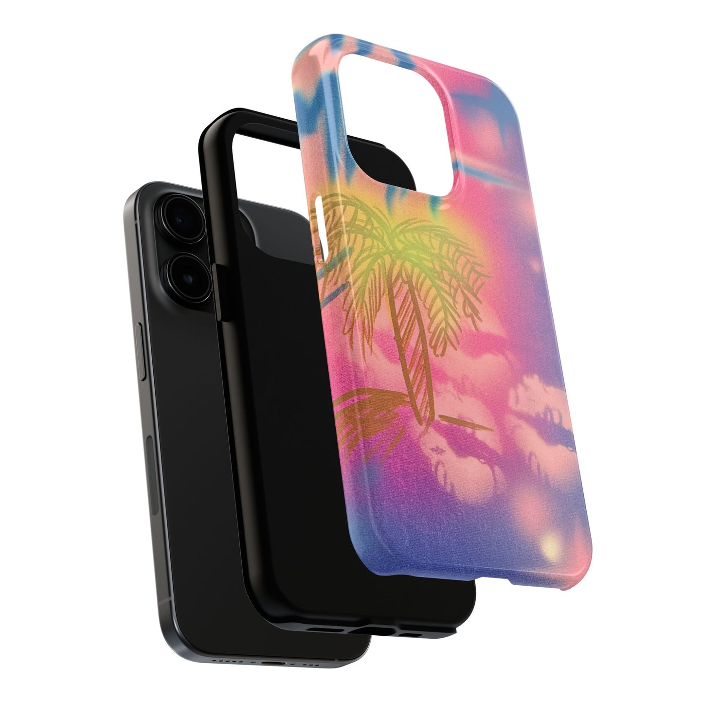 "glowy night" airbrush iPhone case
