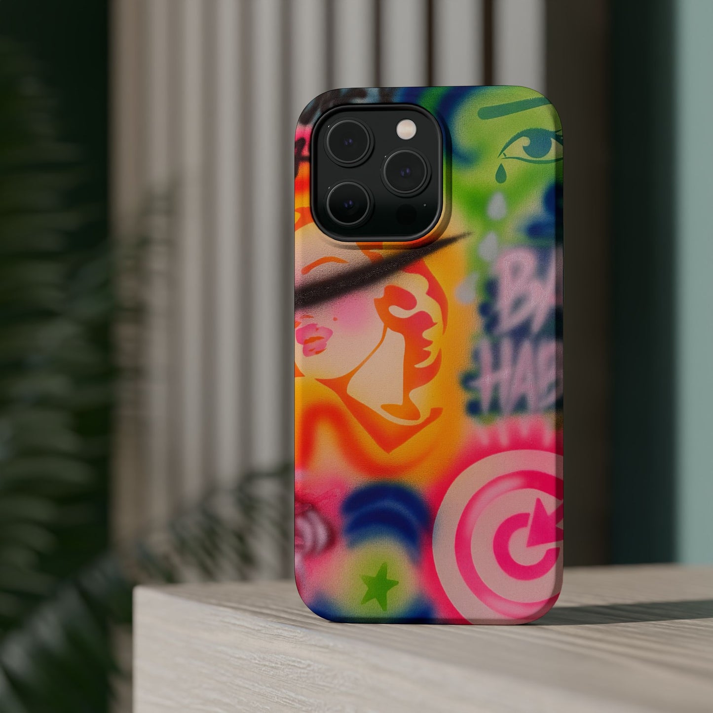 MagSafe „schlechte Angewohnheiten“ Airbrush iPhone Hülle
