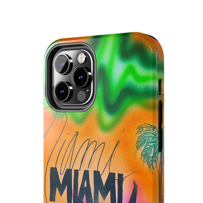 "miami, fl" airbrush iPhone case