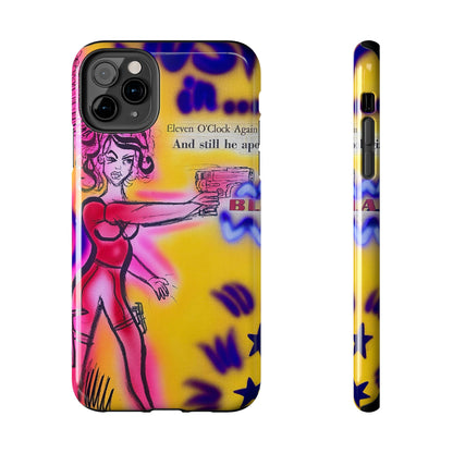 "spiraling thoughts" airbrush iPhone case