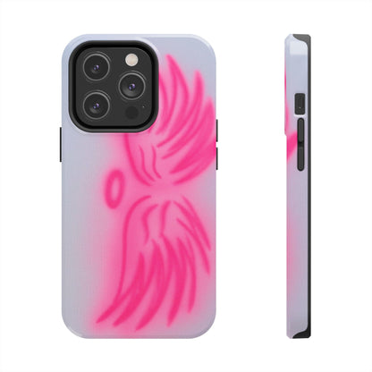 "angel wings" airbrush iPhone case