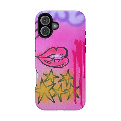 MagSafe "star drip" airbrush iPhone case