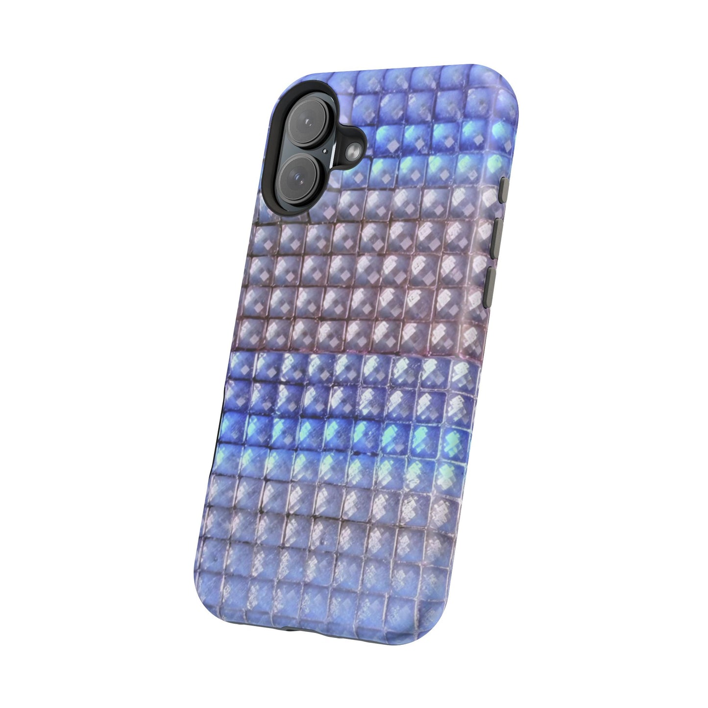 MagSafe "blue studs" airbrush iPhone case