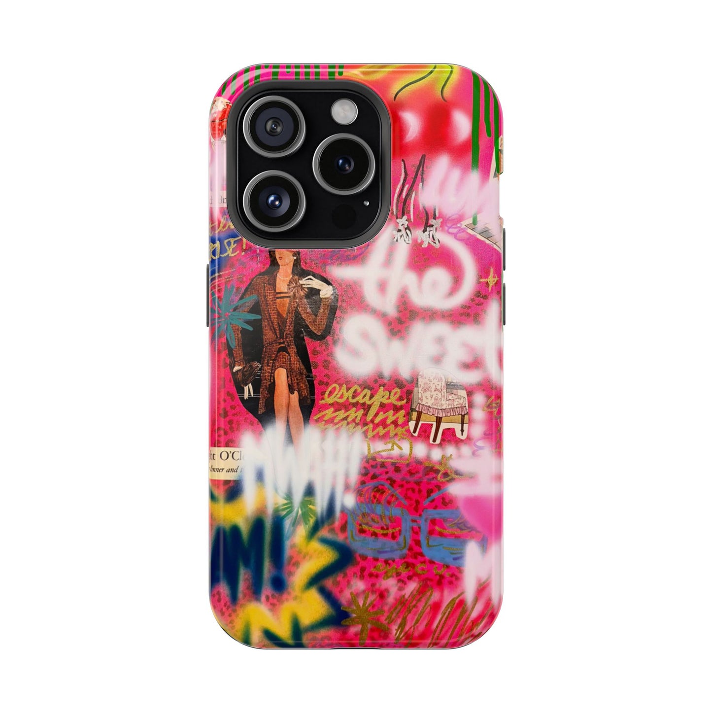 MagSafe "Sweet Escape" Airbrush iPhone Hülle