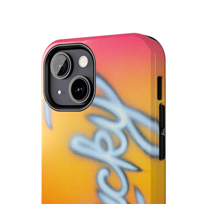 "lucky" airbrush iPhone case