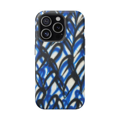 MagSafe "abstract hearts" airbrush iPhone case