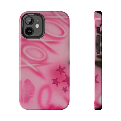 "perfectly pink" airbrush iPhone case