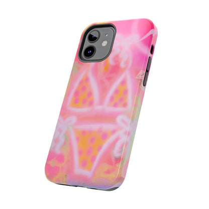 "yellow polka dot bikini" airbrush iPhone case