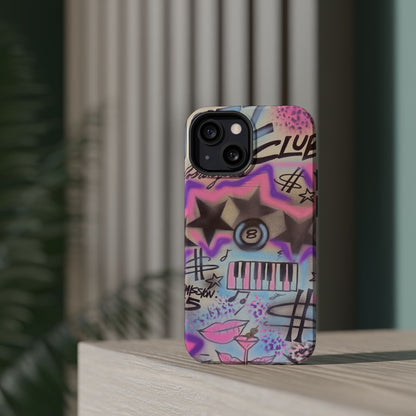 MagSafe "jazz club" airbrush iPhone case