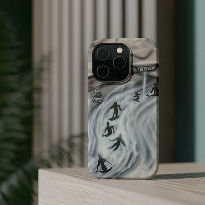 MagSafe "arctic avalanche" airbrush iPhone case