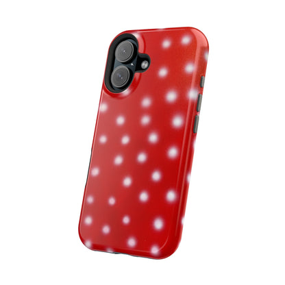 MagSafe "cherry crush polka dot" airbrush iPhone case