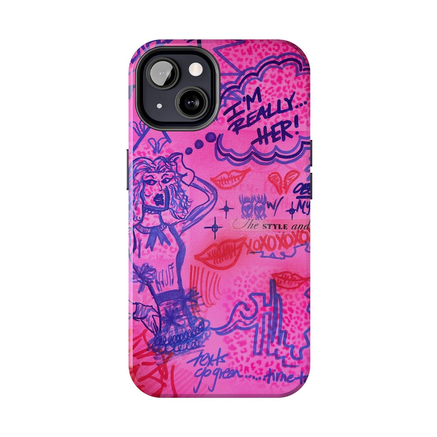 "really "HER!" airbrush iPhone case