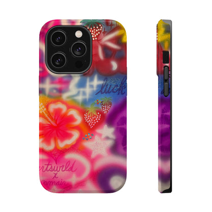 MagSafe „luck & luv“ Airbrush iPhone-Hülle