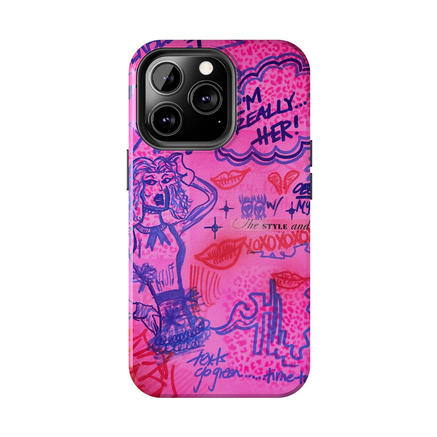 "really "HER!" airbrush iPhone case