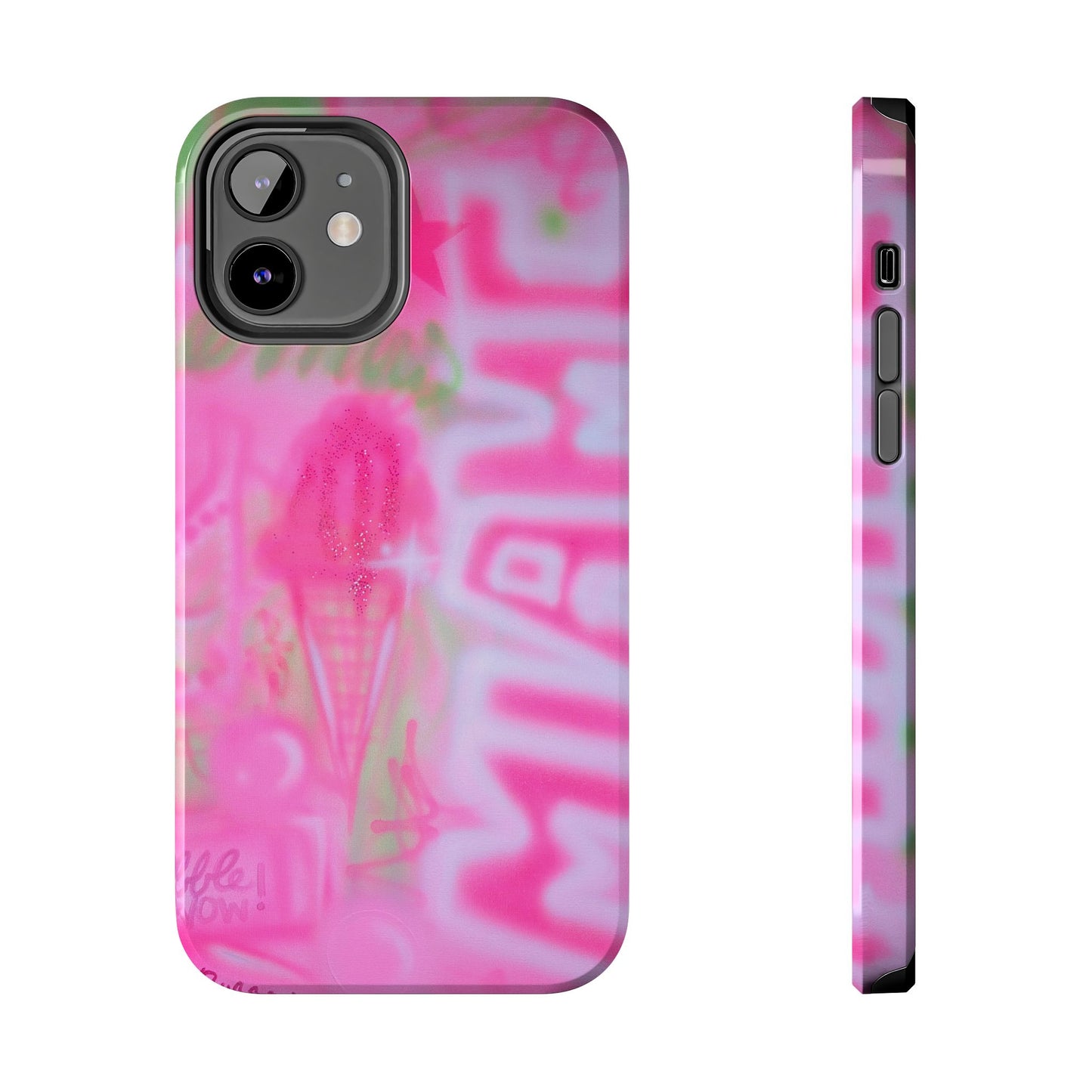 "sunset sorbet" airbrush iPhone case