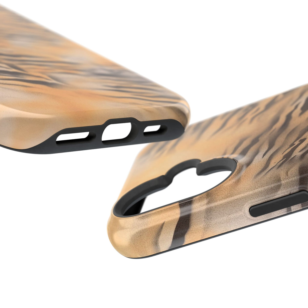 MagSafe "neutral tiger" airbrush iPhone case