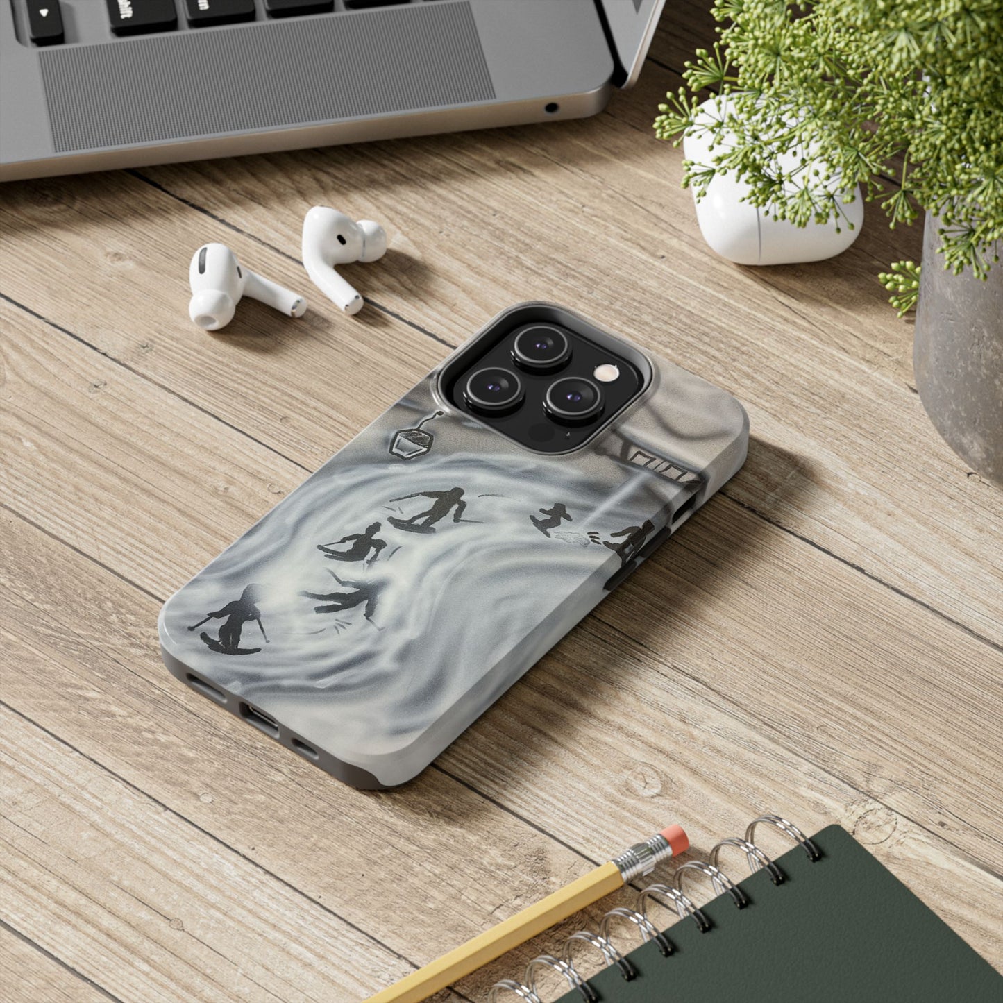 "arctic avalanche" airbrush iPhone case