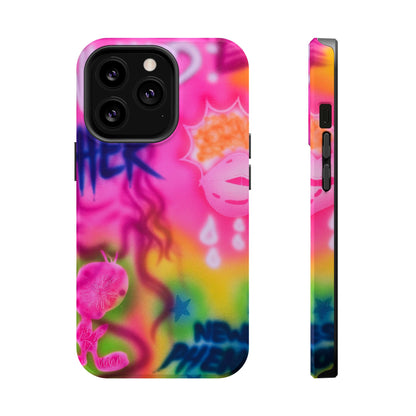 MagSafe "wanted" airbrush iPhone case