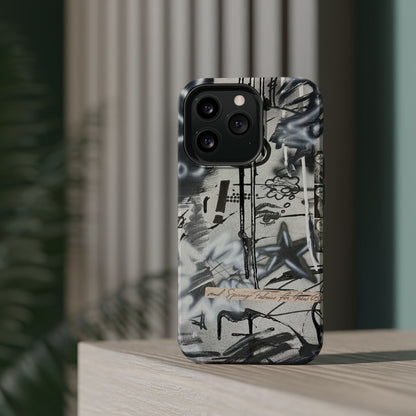 MagSafe "monochrome mood" airbrush iPhone case