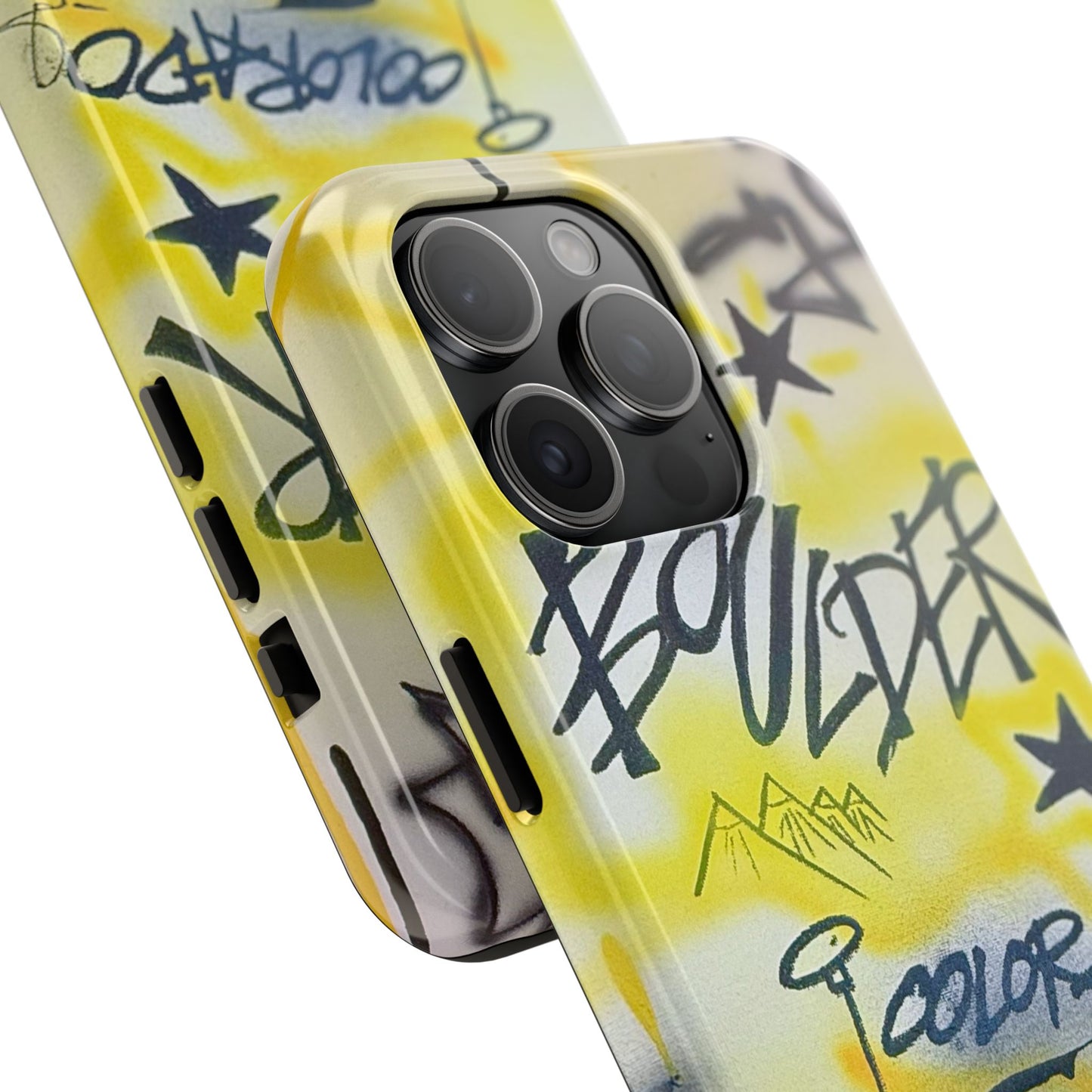 "boulder" airbrush iPhone case