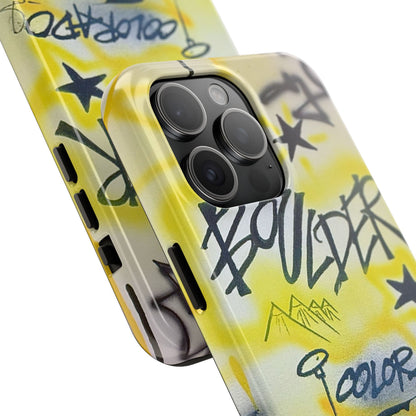 "boulder" airbrush iPhone case