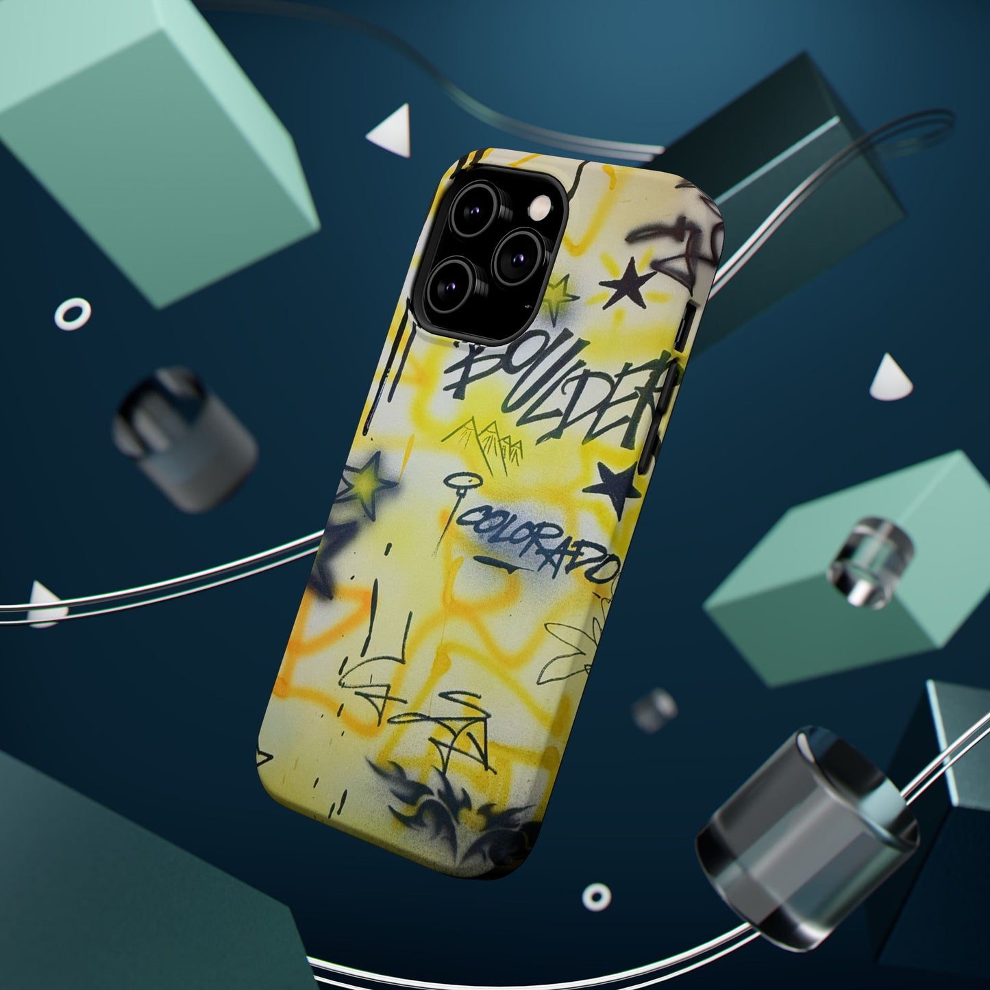 MagSafe "boulder" airbrush iPhone case