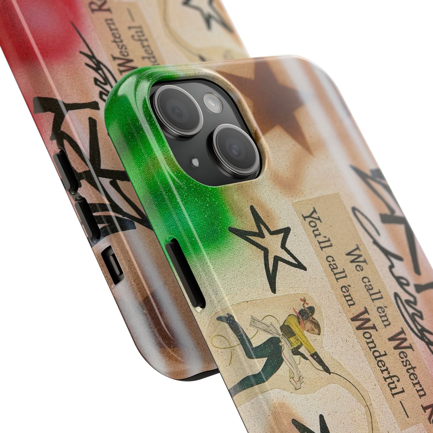 "very cherry" airbrush iPhone case