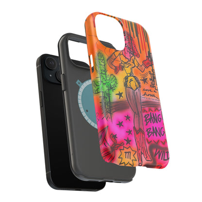 MagSafe "wild, wild west" airbrush iPhone case