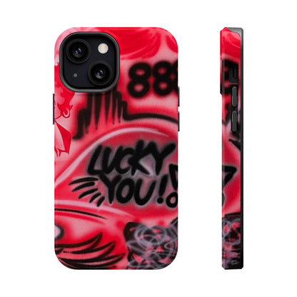 MagSafe „lucky you! pt. 2“ Airbrush iPhone Hülle