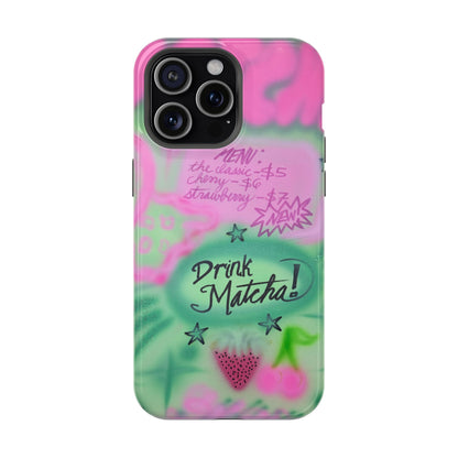 MagSafe "matcha!" airbrush iPhone case