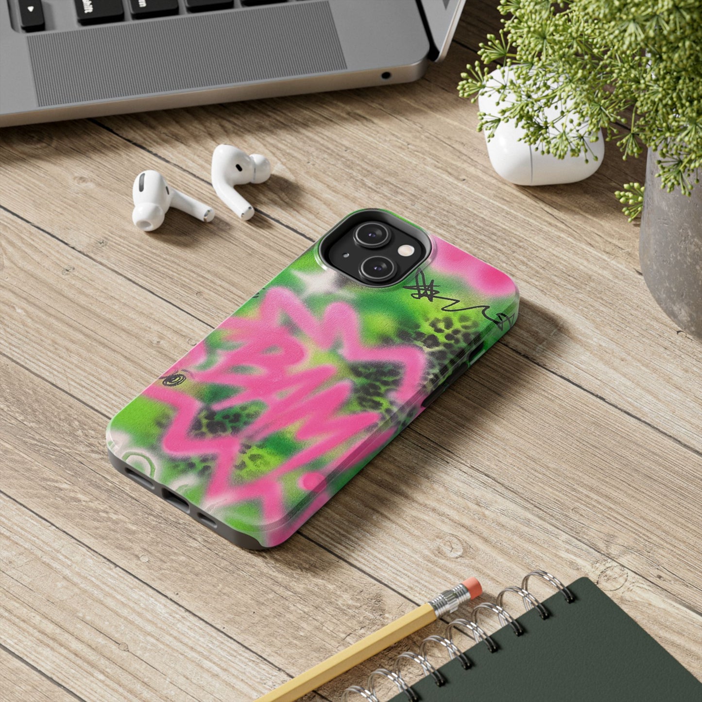"BAM! pt. 2" airbrush iPhone case