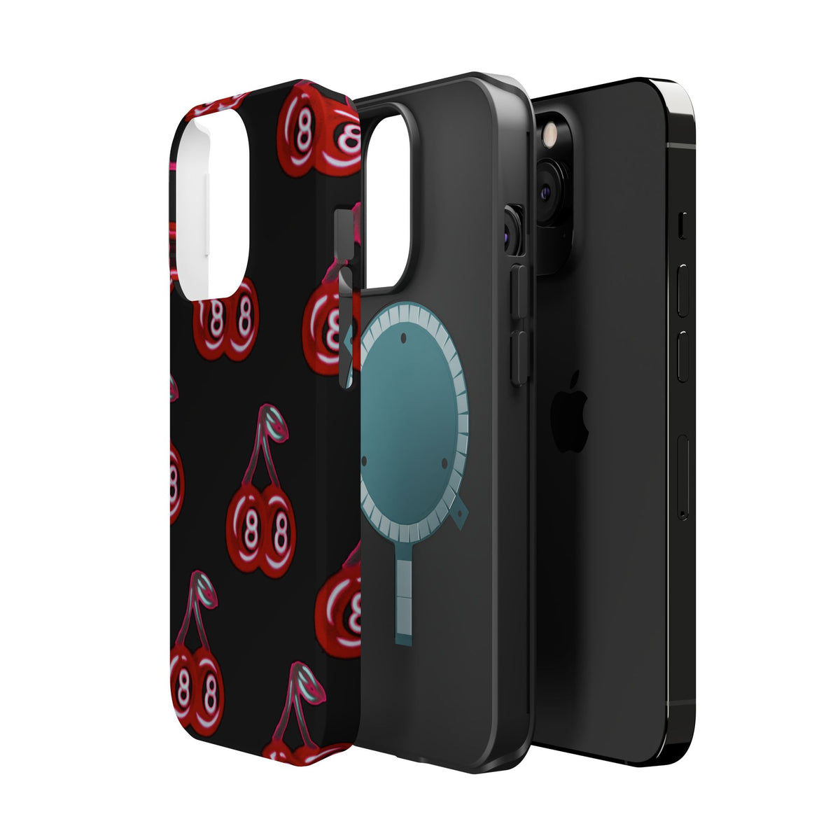 MagSafe "cami cherry" airbrush iPhone case