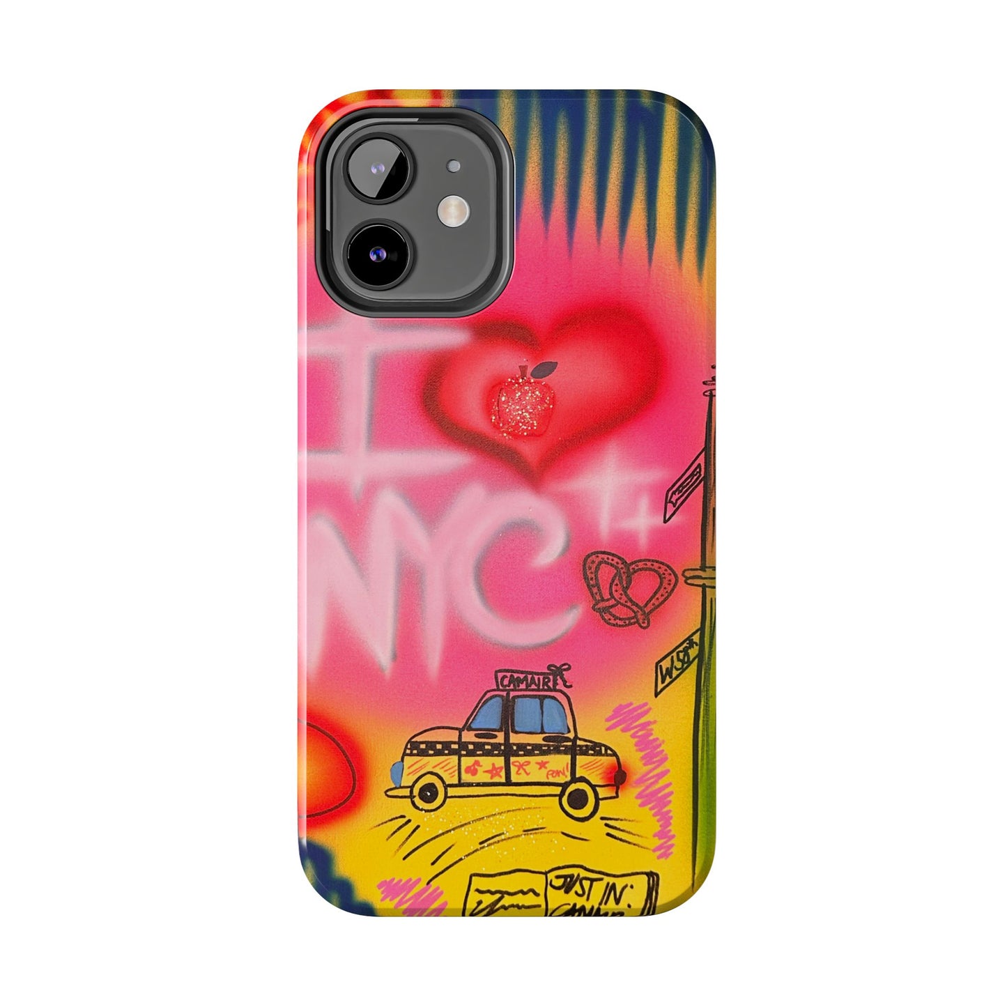 "in the city" airbrush iPhone case