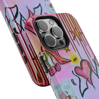 "cherry luvr" airbrush iPhone case