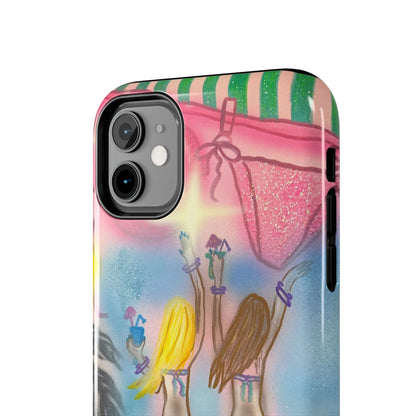 "kinis & tinis" airbrush iPhone case