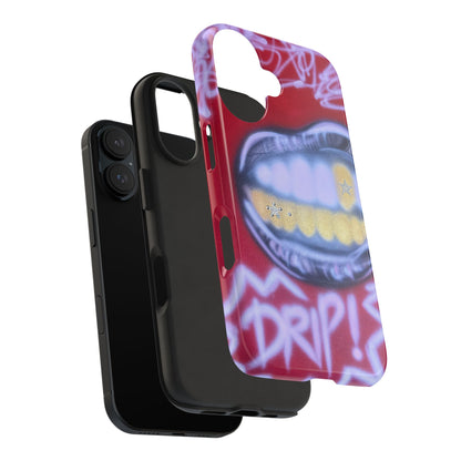 "tooth drip" airbrush iPhone case