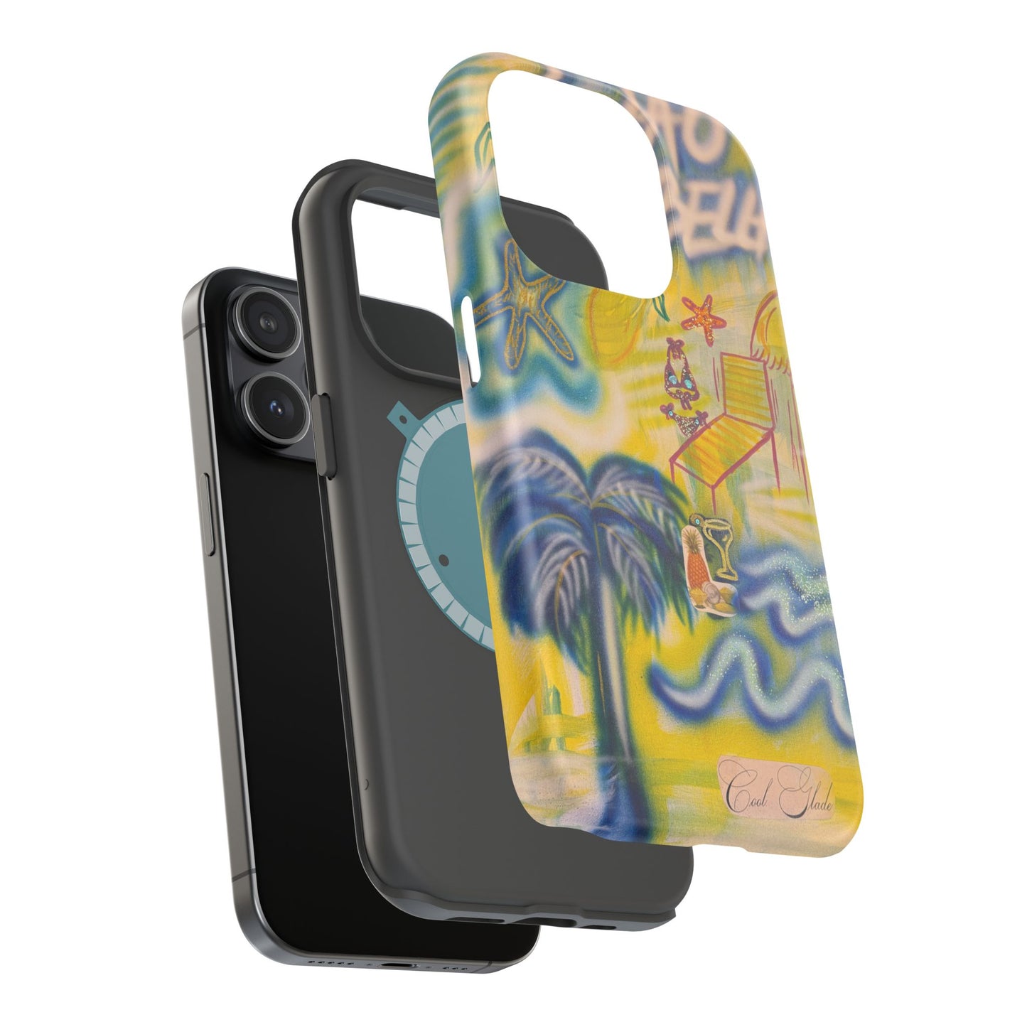 MagSafe "ciao bella" airbrush iPhone case