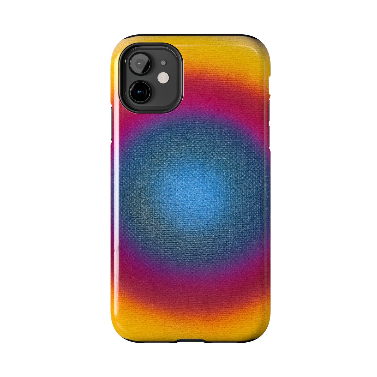 "blue raspberry aura" airbrush iPhone case