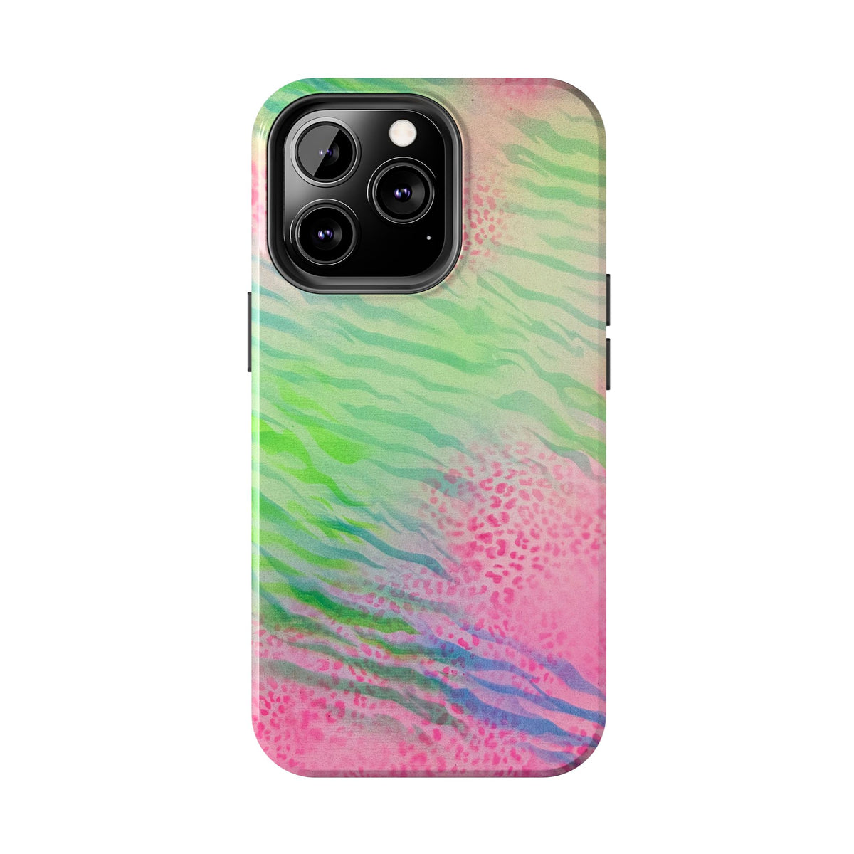 "teal cheetah" airbrush iPhone case