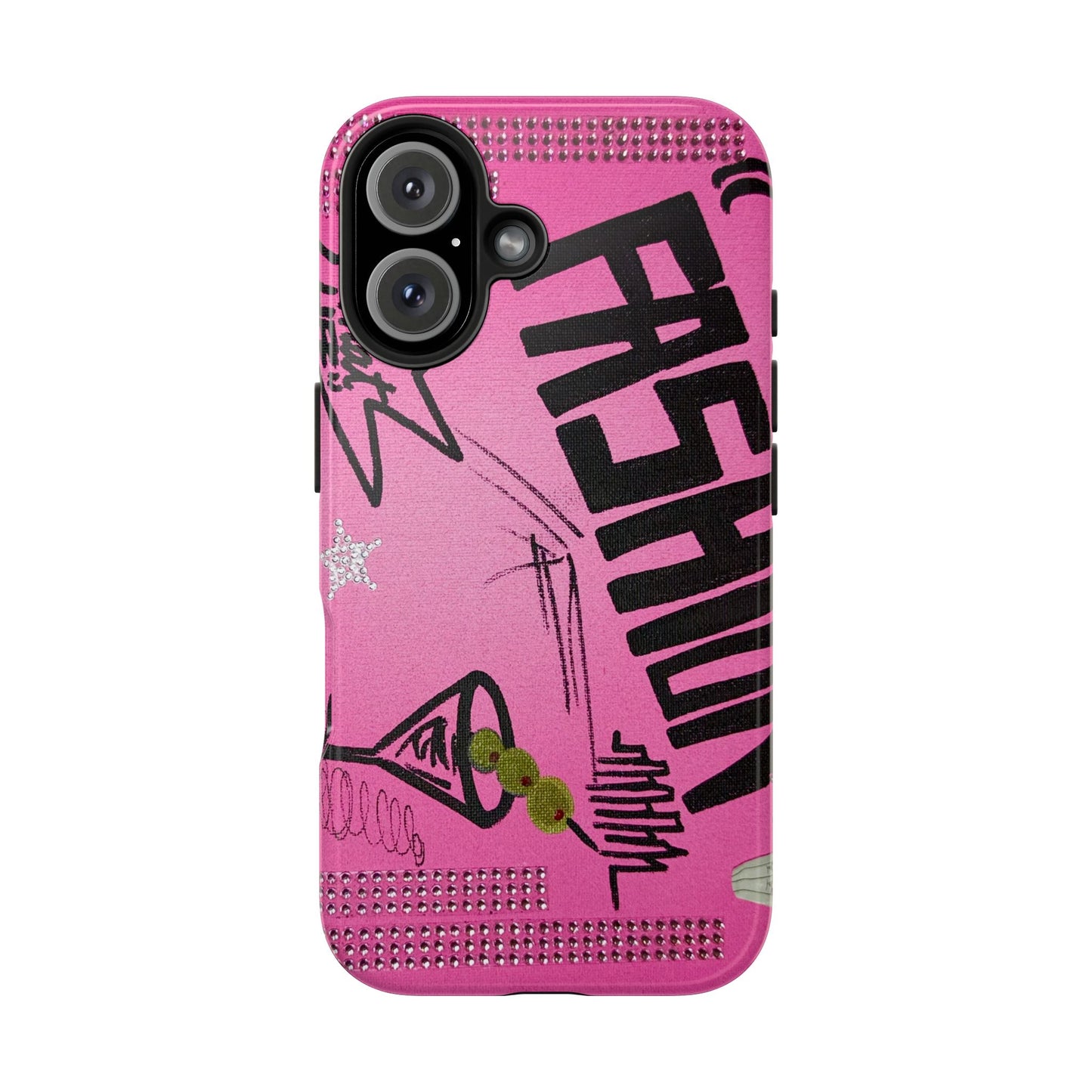"high fashion pt. 2" airbrush iPhone case