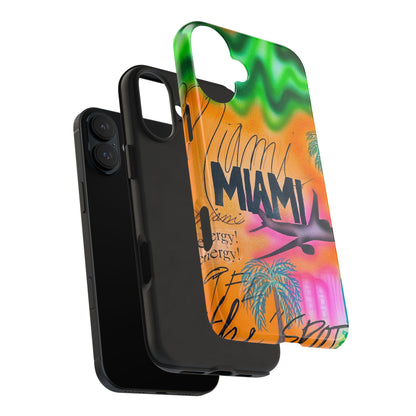 "miami, fl" airbrush iPhone case